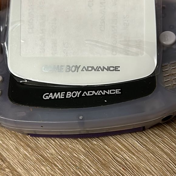 Gameboy Advance - Screen Glass Replacement (White/Silver Letters) - Picture 6 of 6